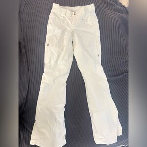 The North Face Women's White Snow Pants - Size Small